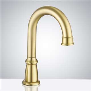 Bathselect Leo Brushed Gold Handsfree Motion Sensor Faucet