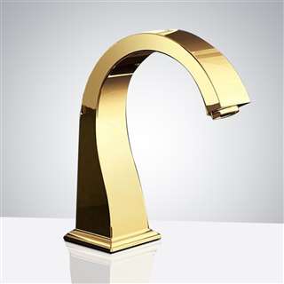 BathSelect  Polished Gold Commercial Auto-motion Sensor Faucet