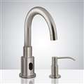 Bathselect Brushed Nickel Bathroom sensor motion faucets