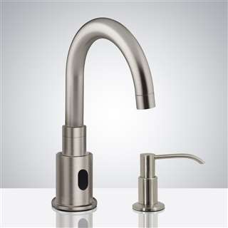 Bathselect Brushed Nickel Bathroom sensor motion faucets