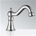 BathSelect Deck Mount Commercial Chrome Touchless Automatic Sensor Faucet