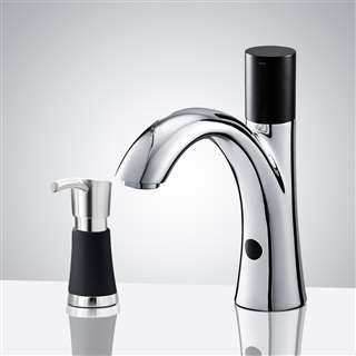 Chrome Bathroom sensor motion faucets