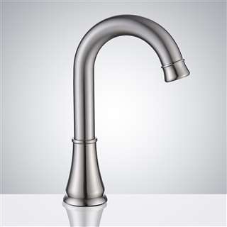 Bathselect Aversa Brushed Nickel Commercial Automatic Touchless Sensor Faucet