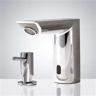 Chrome Bathroom sensor motion faucets