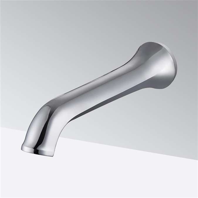 Chrome Wall Mount Commercial Bathroom Touchless Faucet