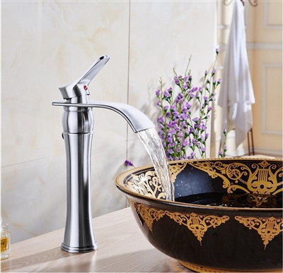 Valladolid Waterfall Bathroom Sink Faucet with Drain