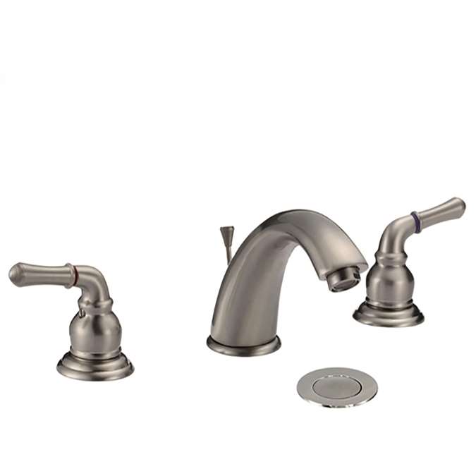 Grohe Sinks Faucets Dual Handle Solid Brass Bathroom Sink Faucet with Drain