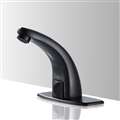 Florence Matte Black Commercial Automatic Motion Sensor Faucet with Hot/Cold Mixer