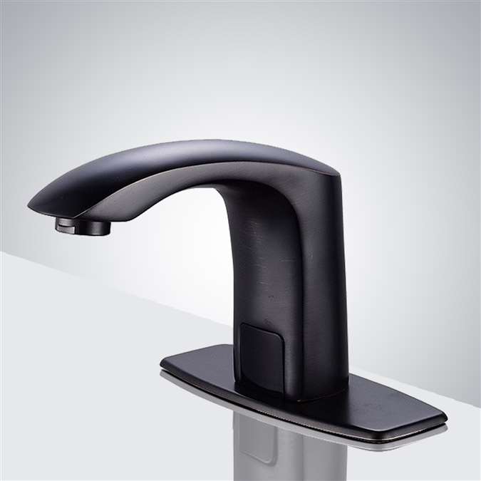 Naples Matte Black Commercial Automatic Motion Sensor Faucet