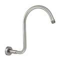 Dijon S Shaped Shower Arm Wall Mounted Brushed Nickel Finish