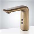 BathSelect Hostelry Commercial Touchless Automatic Antique Gold Finish Sensor Faucet