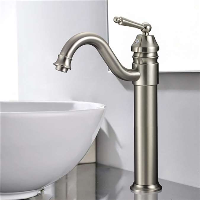 Hotel Florence Single Handle Deck Mount Bathroom Sink Faucet