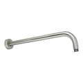 Caen 15.5" Long Shower Arm with Flange in Brushed Nickel Finish