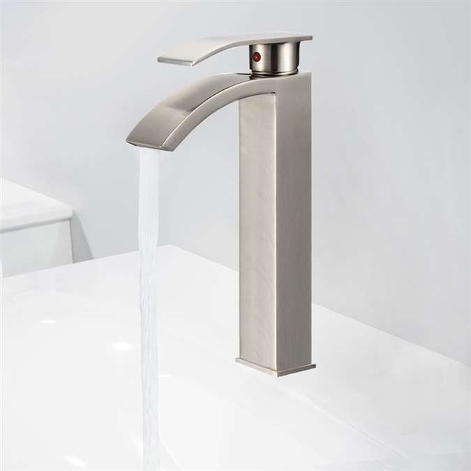 Genoa Hostelry Single Handle Deck Mount Bathroom Sink Faucet