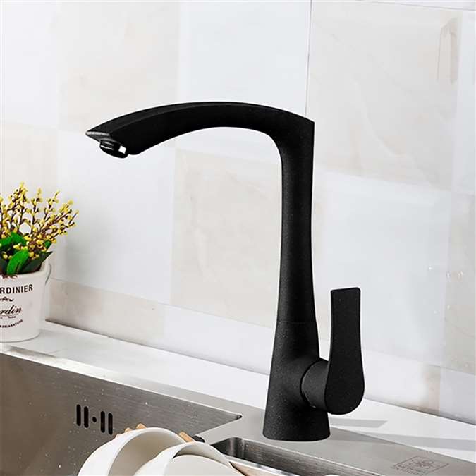 Huesca Hospitality Single Handle Kitchen Sink Faucet