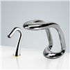 BathSelct Commercial Hostelry Aqua Automatic Motion Sensor Faucet with Automatic Soap Dispenser in Chrome