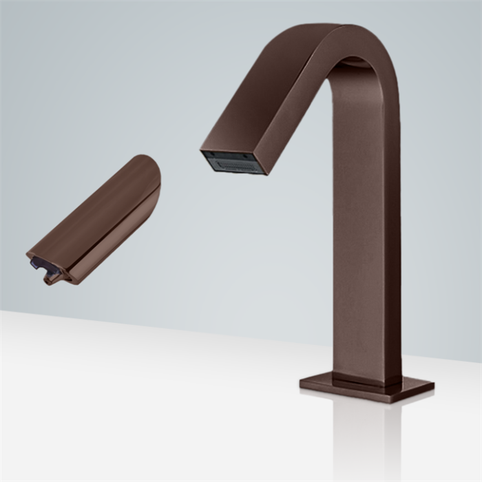 Deauville HostelryLight Oil Rubbed Bronze Motion Touchless Sensor Faucet & Automatic Soap Dispenser For Restrooms