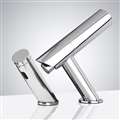 Mugla Commercial Chrome Finish Sensor Faucet & Automatic Soap Dispenser For Restrooms