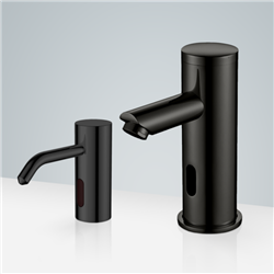 For Luxury Suit Dax High Quality Motion Sensor Faucet & Automatic Liquid Soap Dispenser For Restrooms In Oil Rubbed Bronze