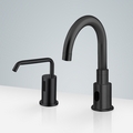 BathSelect Toulouse Dark Oil Rubbed Bronze Motion Sensor Faucet & Automatic Liquid Foam Soap Dispenser for Restrooms