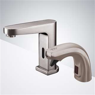 hands free automatic commercial bathroom sink faucets sensor faucets and soap dispenser for lavatory