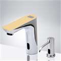 hands free automatic commercial bathroom sink faucets sensor faucets and soap dispenser for lavatory