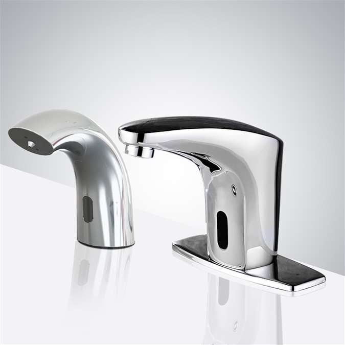 hands free automatic commercial bathroom sink faucets sensor faucets and soap dispenser for lavatory