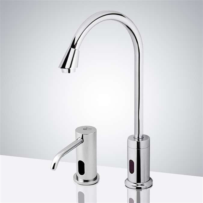 hands free automatic commercial bathroom sink faucets sensor faucets and soap dispenser for lavatory