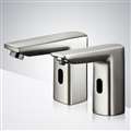 hands free automatic commercial bathroom sink faucets sensor faucets and soap dispenser for lavatory