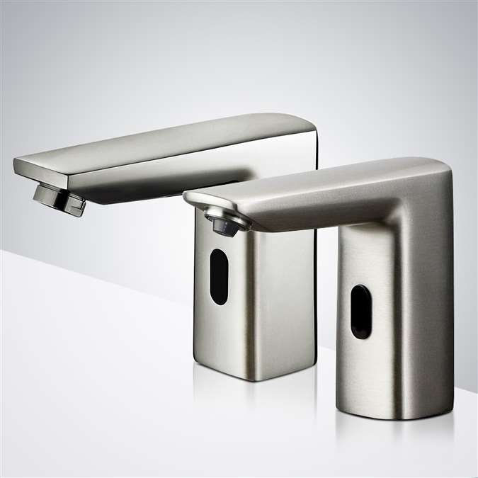 hands free automatic commercial bathroom sink faucets sensor faucets and soap dispenser for lavatory