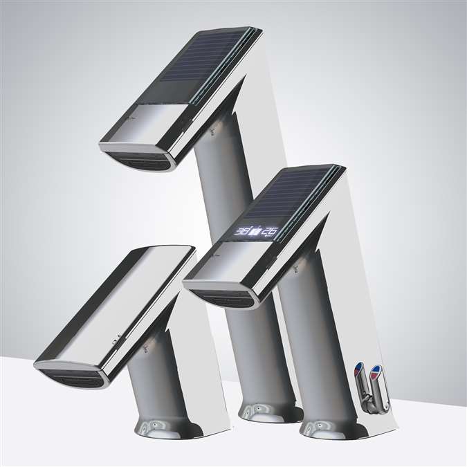 hands free automatic commercial bathroom sink faucets sensor faucets and soap dispenser for lavatory