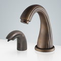 BathSelect Creteil Motion Sensor Faucet & Automatic Soap Dispenser for Restrooms in Antique Bronze Finish