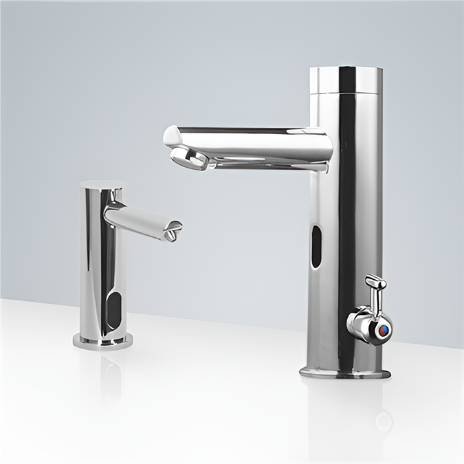 Commercial Touchless Faucet and Soap Dispenser