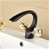 Reggio Oil Rubbed Bronze Dual Handle Bathroom Sink Faucet