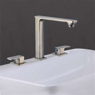 Florence Dual Handle Solid Brass Bathroom Sink Faucet