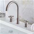 Florence Hotel Dual Handle Solid Brass Bathroom Sink Faucet