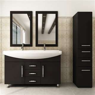 Roman Double Bathroom Vanity Sink Set