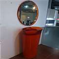 Roman Freestanding Red Acrylic Bathroom Sink