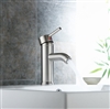 Genoa Brushed Nickel Bathroom Sink Faucet