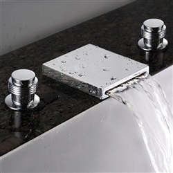 Chrome Widespread Sink Faucet