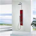 Venice Acrylic Shower Panel with Rain, Hand & Jet Shower Set