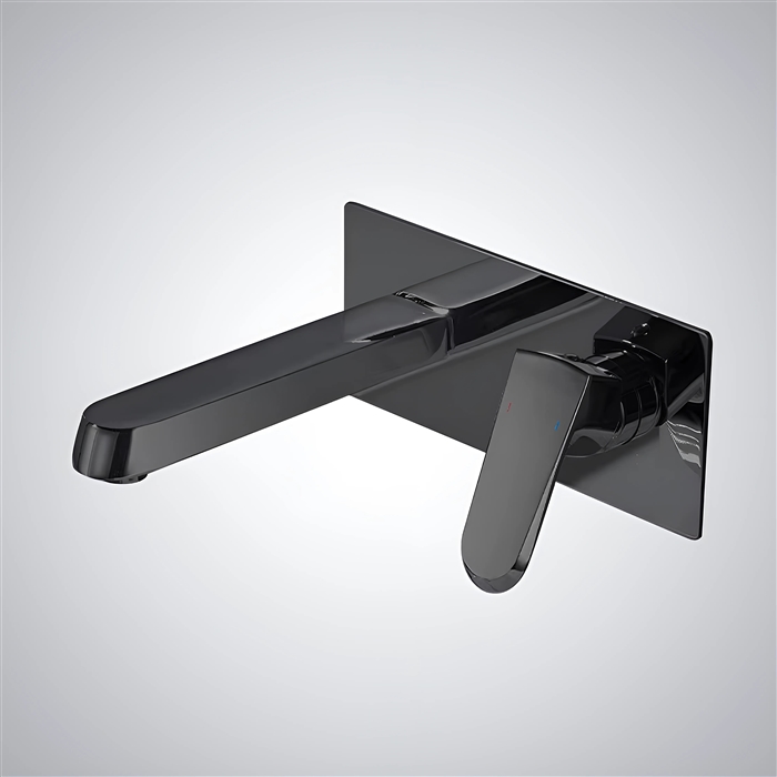 BathSelect Mouvaux  Matte Black Hot And Cold Basin Faucet