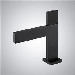 BathSelect Cortina Matte Black Single Handle Hot And Cold Basin Faucet