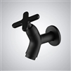 BathSelect Belluno Matte Black Single Handle Wall Mounted Faucet