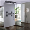 BathSelect Conegliano Matte Black Musical LED Digital Shower Set