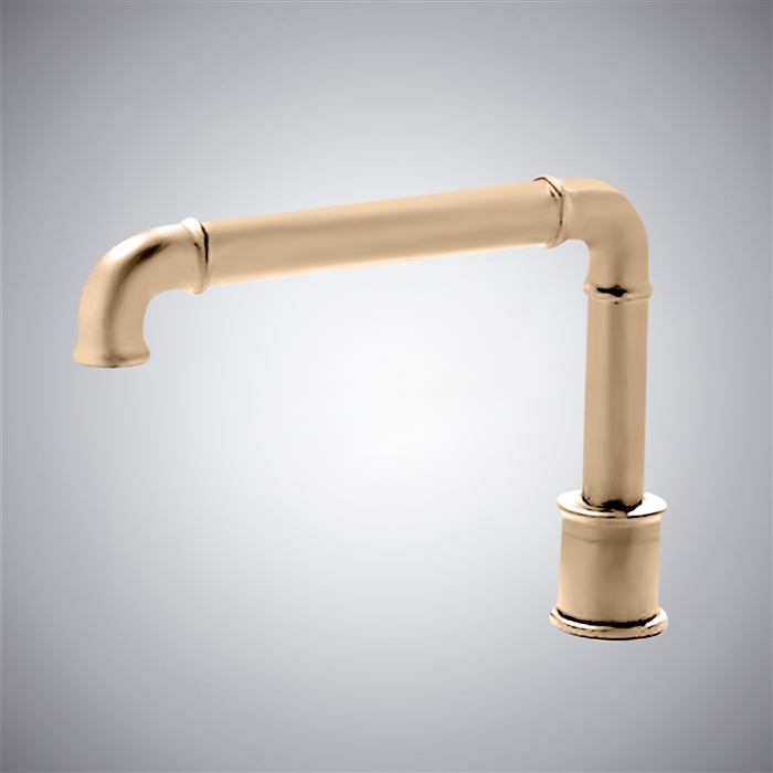 BathSelect Taranto Champagne Touchless Motion Sensor Faucet