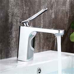 Bologna Single Handle Deck Mount Bathroom Sink Faucet