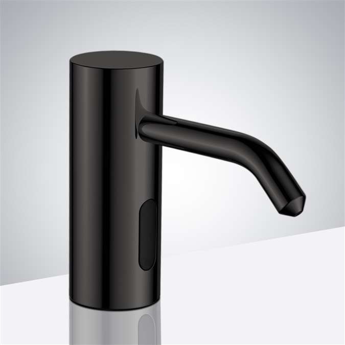 Brio Commercial Dark Oil Rubbed Bronze Brass Deck Mount Automatic Liquid Soap Dispenser