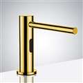 Lenox Commercial Deck Mount Motion Sensor Soap Dispenser In Shiny Gold Finish