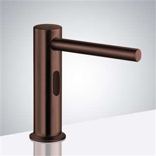 Lenox Commercial Deck Mount Motion Sensor Soap Dispenser In Light Oil Rubbed Bronze Finish